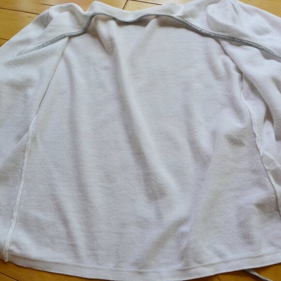 Patrick Gerard Wrap Blouse with Metallic Trim Size 2 XS - Picture 5 of 7